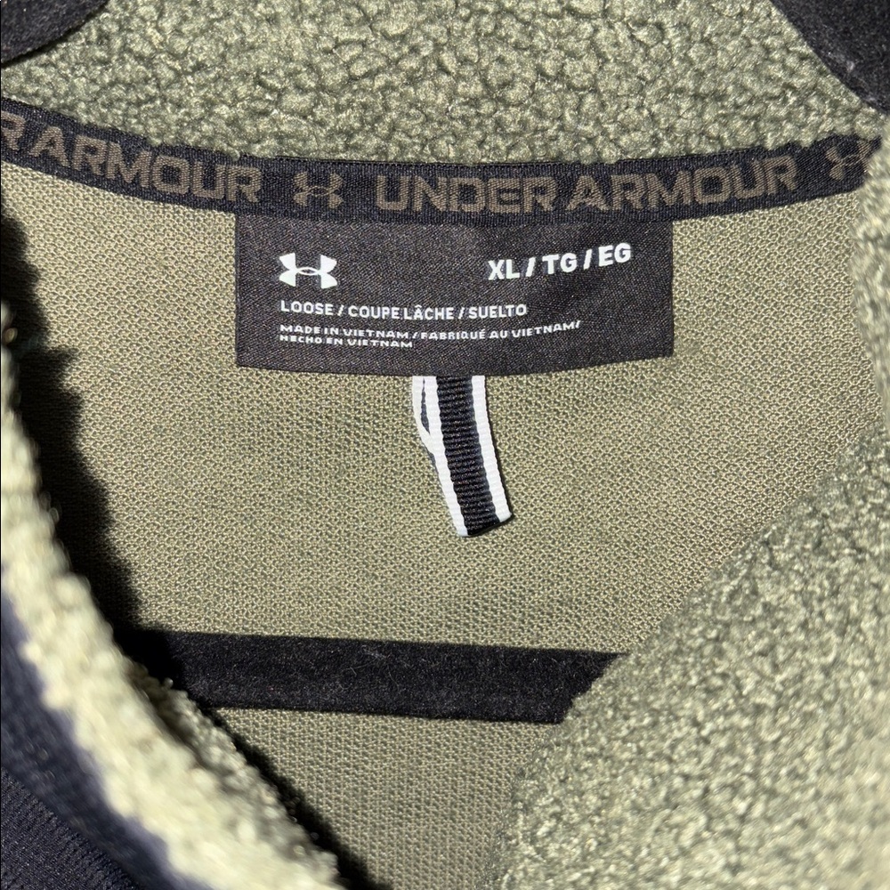🗻Under Armour Mission Boucle Loose Fit Sherpa Vest. XL - Picture 3 of 14